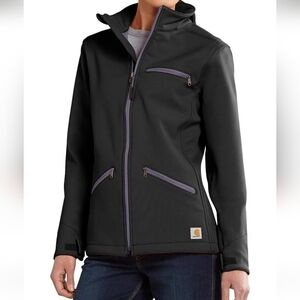 Carhartt Crowley Soft Shell Black Jacket, XS